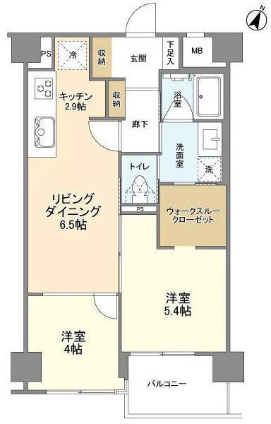 PATH Nakarokugo - Floor Plan - ["Floor plan", "Plan", "Tile Flooring"]