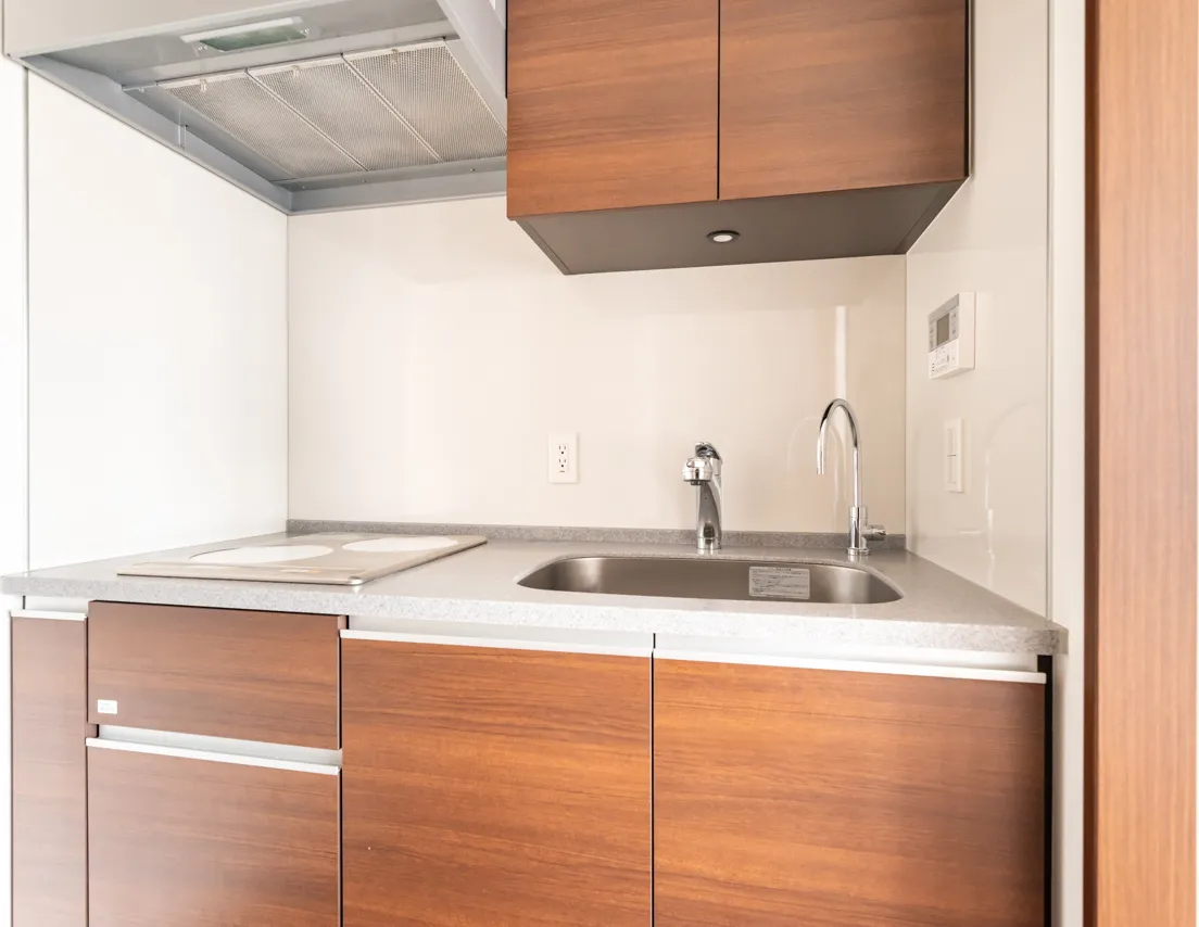 Central Park Tower La Tour Shinjuku - Interior - ["Wood", "Kitchen Sink", "Kitchen"]