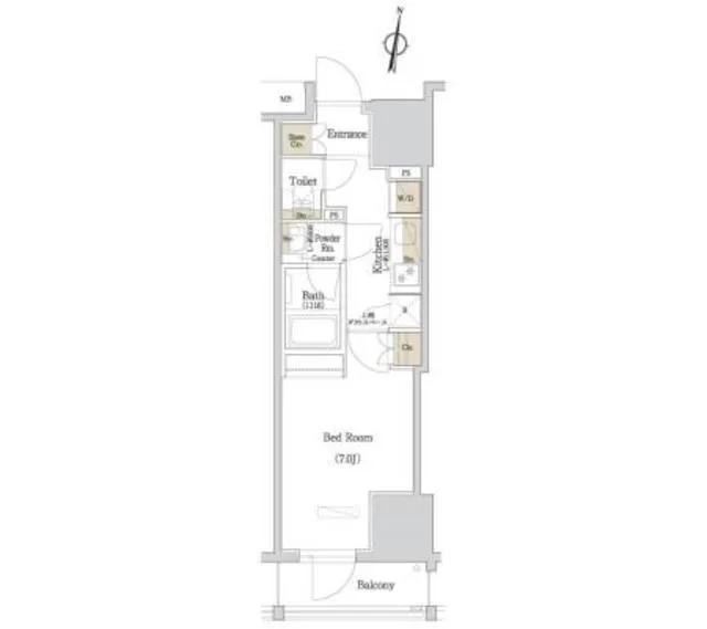 Urbanex Nishishinjuku - Floor Plan - ["Floor plan", "Diagram", "Plan"]
