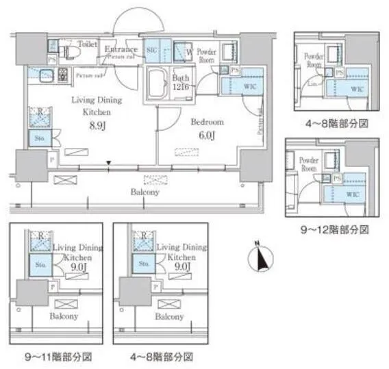 Park Axis Toyocho・Shinsui-Kouen - Floor Plan - ["Diagram", "Plan", "Floor plan"]