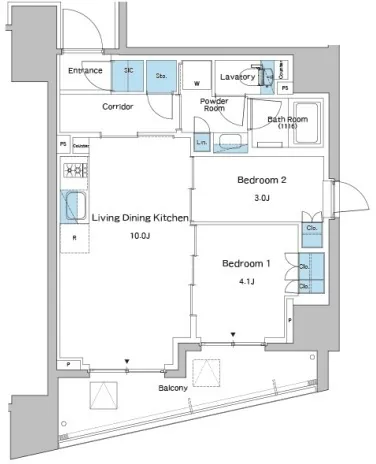 Lefon Progres Shimura Sakaue - Floor Plan - ["White", "Plan", "Diagram"]