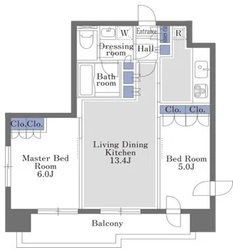 Doue Nihonbashi - Floor Plan - ["Product", "Rectangle", "Font"]