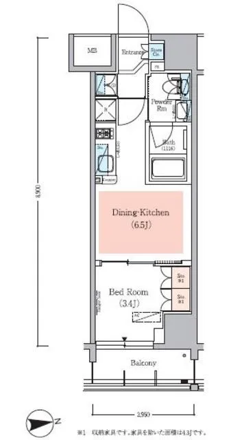 Urbanex Akihabara East III - Floor Plan - ["Floor plan", "Plan", "Text"]