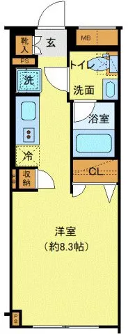 Prele Duc Nakano Kamitakada - Floor Plan - ["Apartment"]