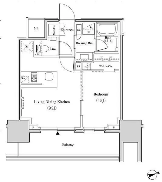 The Park Habio Kitasenju - Floor Plan - ["White", "Diagram", "Plan"]