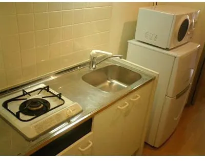 City Garden Monzen-Nakacho - Interior - ["Major appliance", "Kitchen Sink", "Plumbing fixture"]