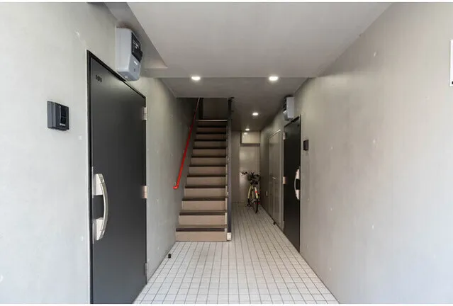 La Douceur Suginami Wada - Exterior - ["Stairs", "Aluminium", "Cleanliness"]