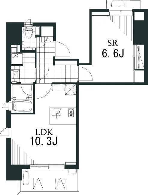 LA Tierra Bunkyo Otowa - Floor Plan - ["Rectangle", "Schematic", "Font"]