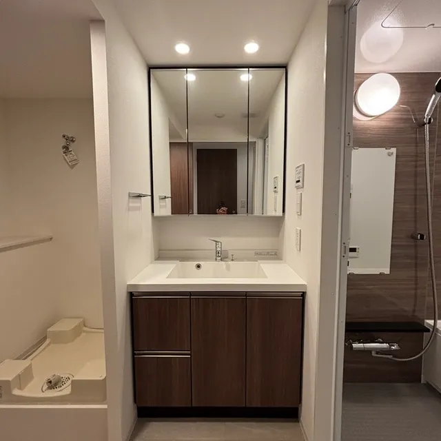 Park Axis Shinagawa Tennozu Isle - Interior - ["Flooring", "Bathroom Sink", "Plumbing fixture"]