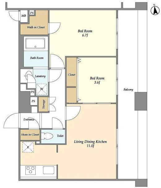La Douceur Akihabara - Floor Plan - ["Floor plan", "Plan", "Drawing"]