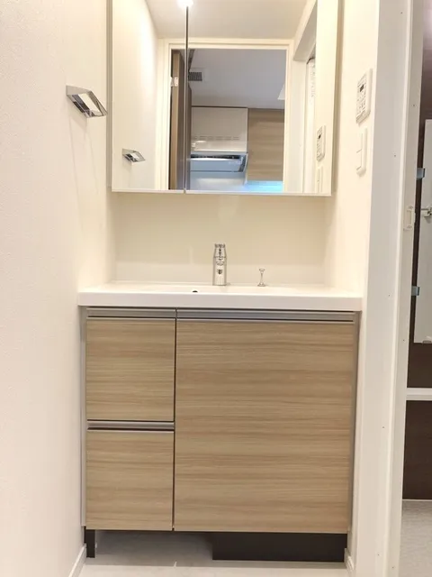 Park Axis Kiba - Interior - ["Cabinetry", "Furniture", "Bathroom cabinet"]