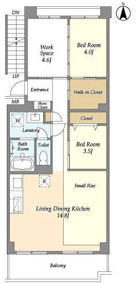 Comforia Takenotsuka East - Floor Plan - ["Floor plan"]