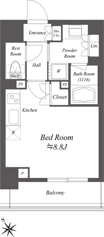 Residential Meguro - Floor Plan - []