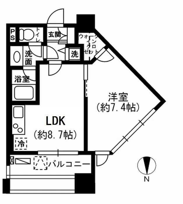 Residia Ichigaya - Floor Plan - []