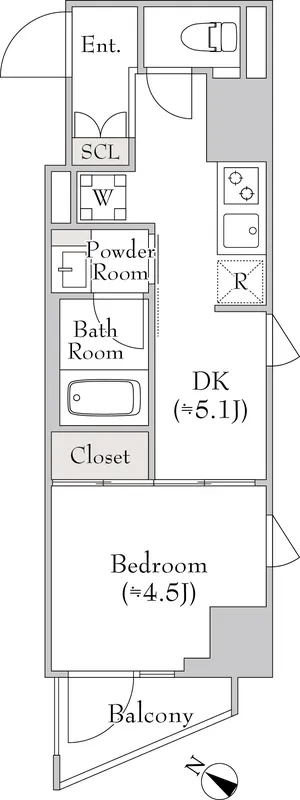 Milia Residence Myogadani - Floor Plan - []