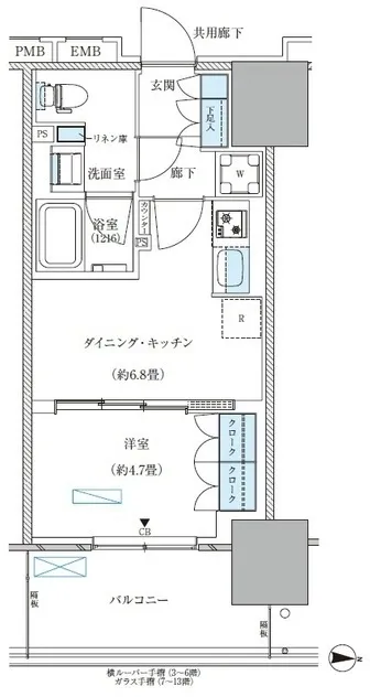 Park Axis Nishi-Ojima Comfort Square - Floor Plan - ["Plan", "Diagram", "Floor plan"]