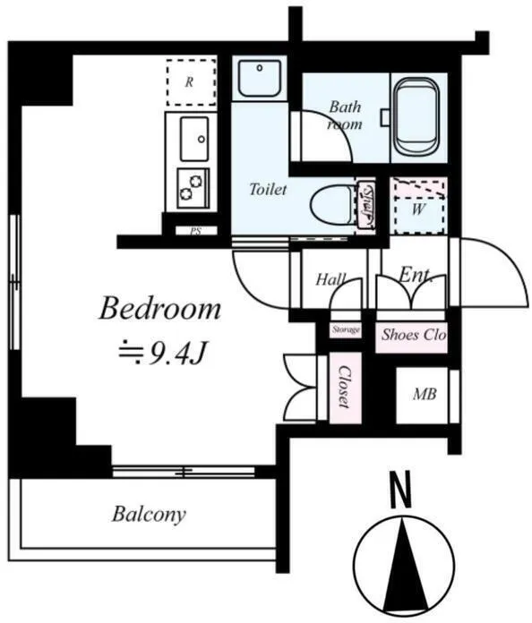 Ricot House Nakano-Shinbashi - Floor Plan - ["Floor plan"]
