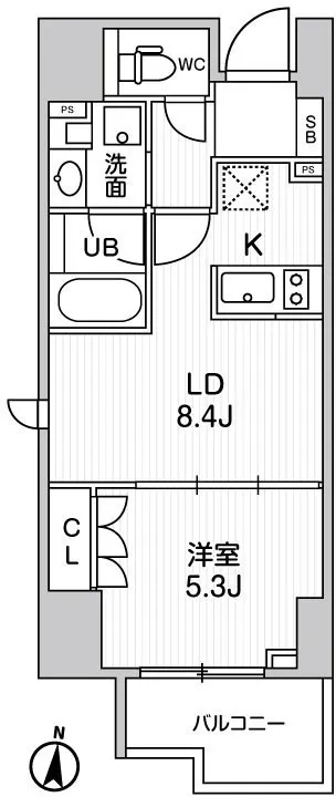 Season Flats Ryogoku - Floor Plan - []