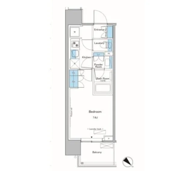 Lefon Progre Takinogawa - Floor Plan - ["Rectangle", "Parallel", "Font"]