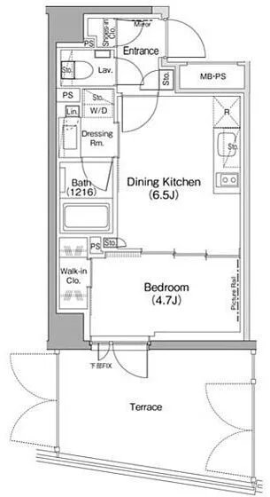 The Park Habio Kagurazaka - Floor Plan - ["Map", "Schematic", "Font"]