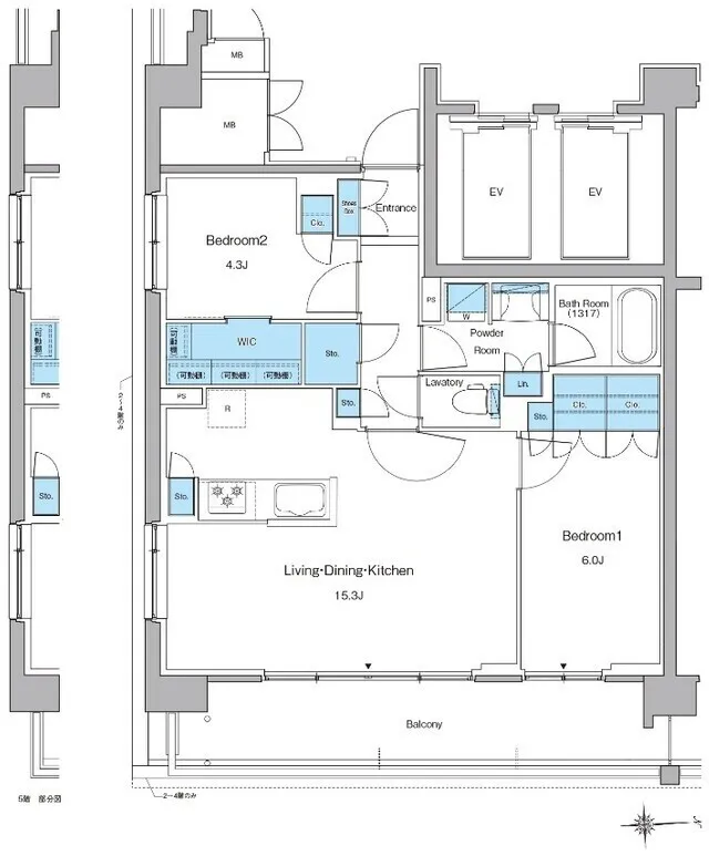 Le Fone Progre Takadanobaba North - Floor Plan - ["White", "Plan", "Diagram"]