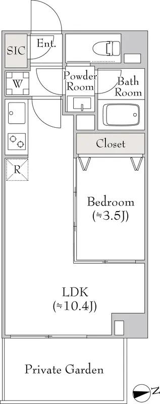 Lumique Omori - Floor Plan - []