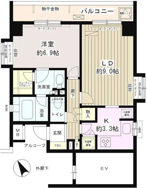 Park Nexta Ochiai - Floor Plan - ["Floor plan", "Plan", "Diagram"]
