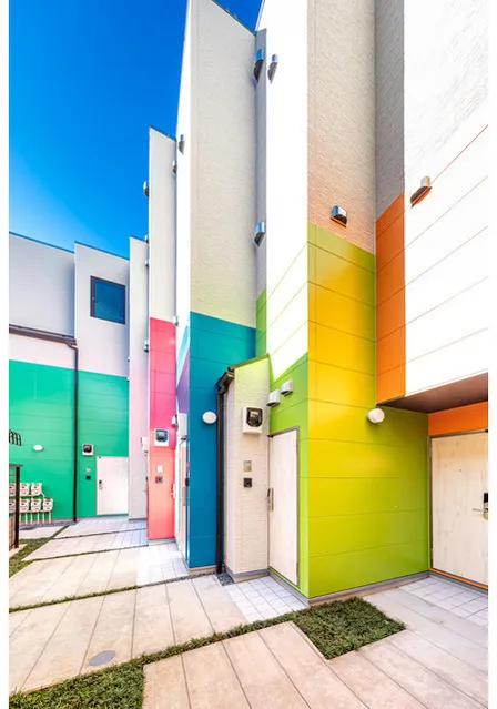 Astera Home Meguro Yutenji West - Exterior - ["Turquoise", "Property", "Architecture"]