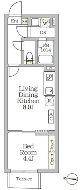 Aglaia Shinjuku Nishiochiai - Floor Plan - []
