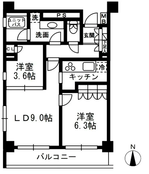 Residia Nakaochiai - Floor Plan - ["Design", "Floor plan"]