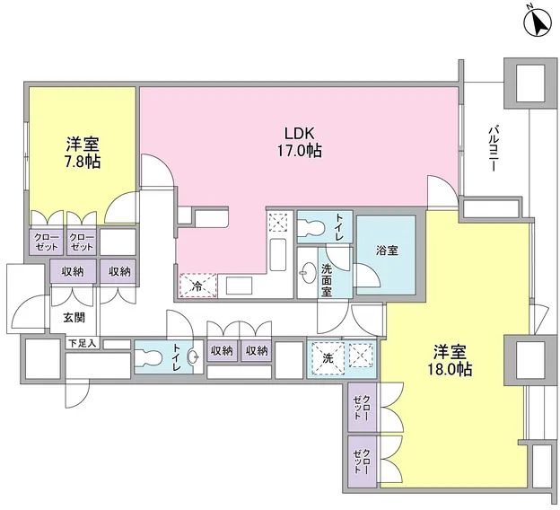 Atago View Apartments - Floor Plan - ["Diagram", "Floor plan", "Plan"]