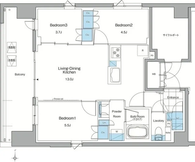 Lefon Progres Akabane Marks - Floor Plan - ["Plan", "Floor plan", "Technical drawing"]