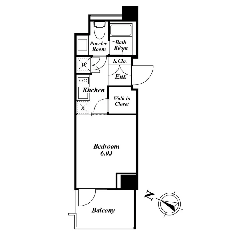 KDX Residence Shinagawa Seaside - Floor Plan - ["Rectangle", "Font", "Parallel"]