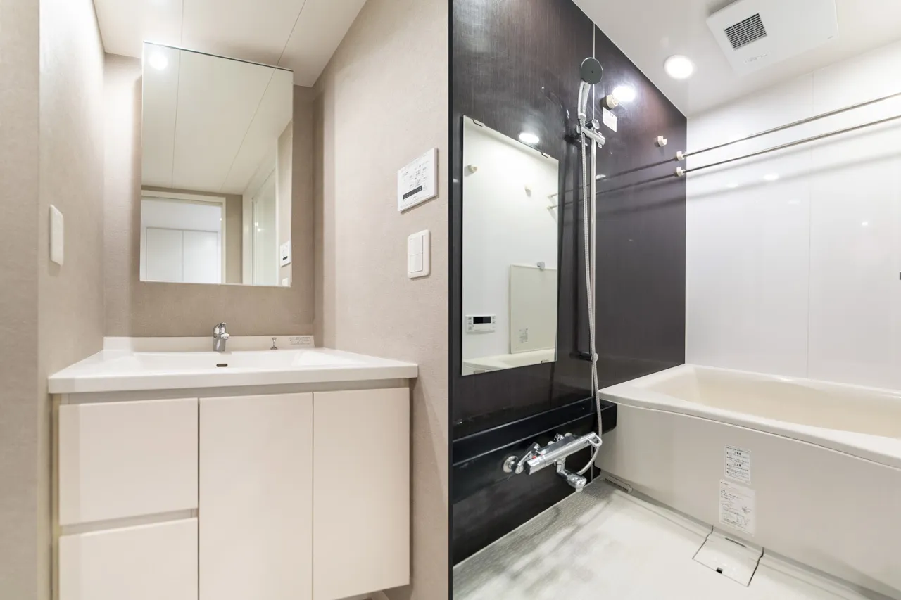 Apartments Motoazabu Uchidasaka - Interior - ["Flooring", "Floor", "Plumbing fixture"]