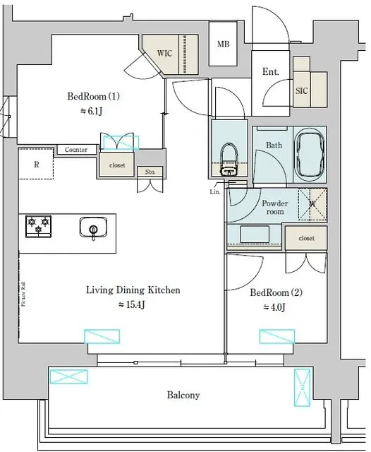 Brillia Ist Ueno Inaricho - Floor Plan - ["Product", "Rectangle", "Font"]