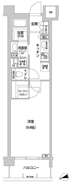 Comforia Meguro Aobadai - Floor Plan - []