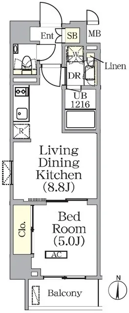 The Park Ones Nishi-Ikebukuro - Floor Plan - ["Product", "Rectangle", "Font"]