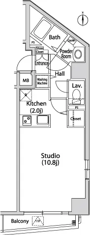 Grace Court Nishiazabu I - Floor Plan - ["Diagram", "Plan"]