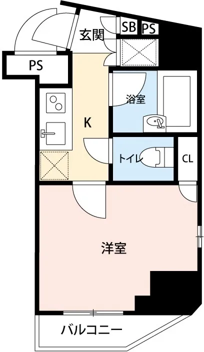 Mynavi STAY Miraie Kanda WEST - Floor Plan - []