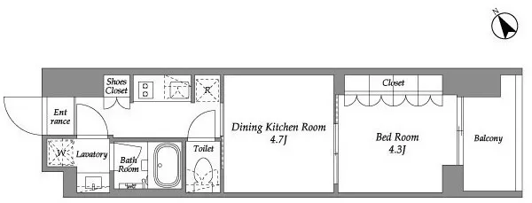 Season Flats Omorinishi - Floor Plan - []