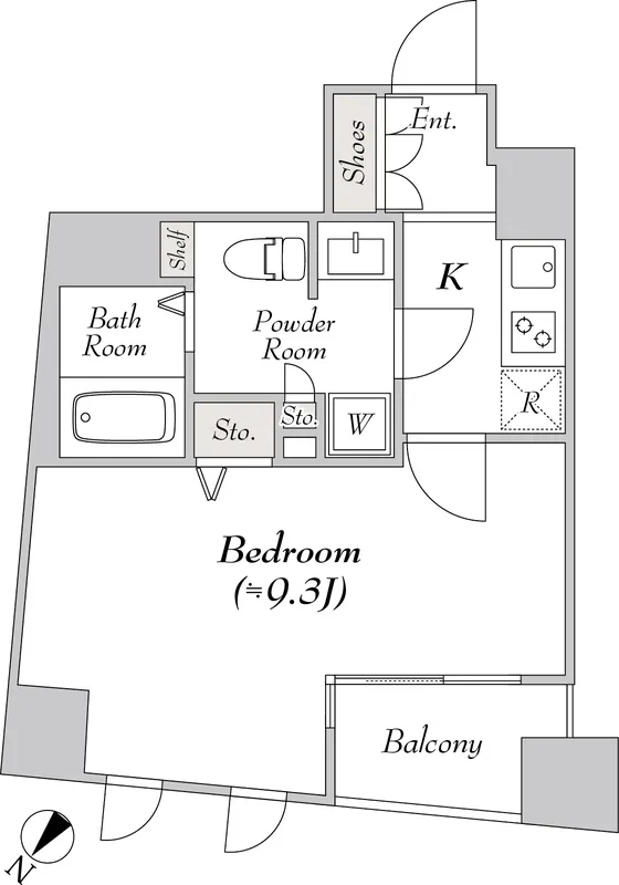 Milia Residence Nihonbashi Ningyocho II - Floor Plan - []