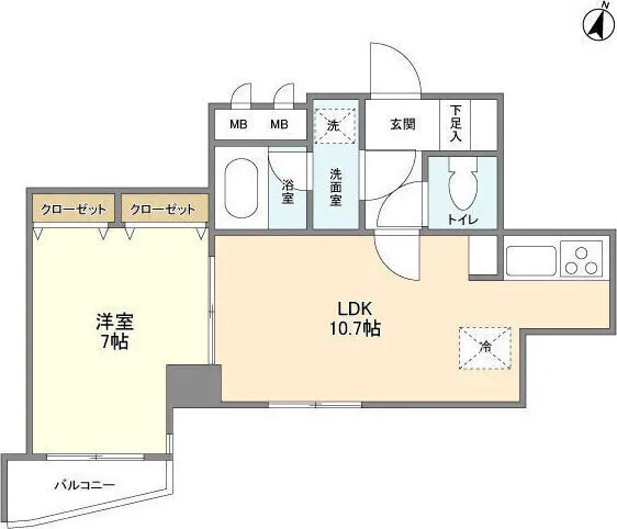 KDX Residence Nihonbashi Hamacho - Floor Plan - ["Rectangle", "Font", "Parallel"]