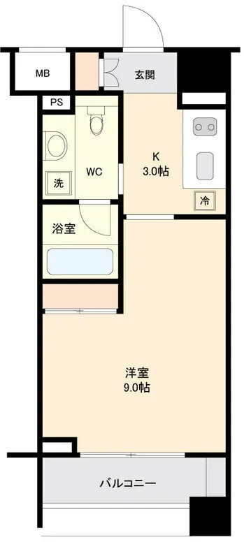 TLR Residence Ryogoku - Floor Plan - ["Apartment", "Tile Flooring", "Brutalist architecture"]