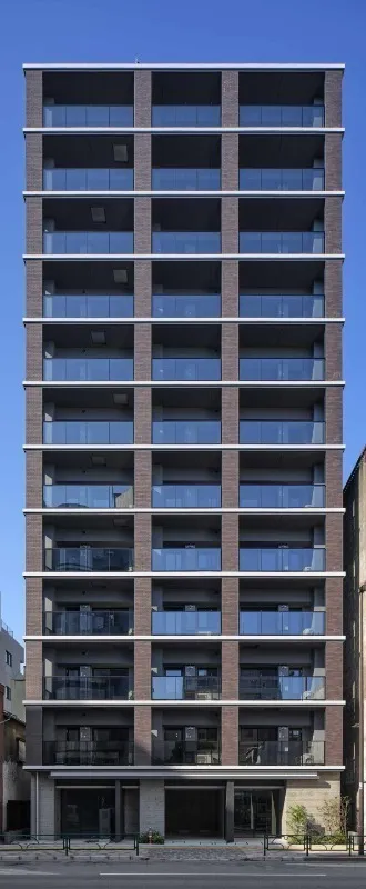 Season Flats Shin-Okachimachi East - Exterior - ["Apartment", "High-rise building", "Composite material"]