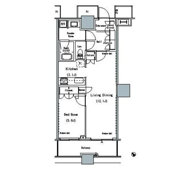 The Tokyo Towers Midtower - Floor Plan - ["Floor plan", "Diagram", "Plan"]