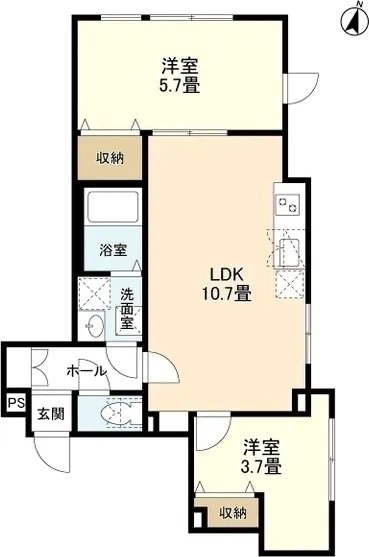 Astera Home Meguro Yutenji West - Floor Plan - ["Schematic", "Rectangle", "Font"]