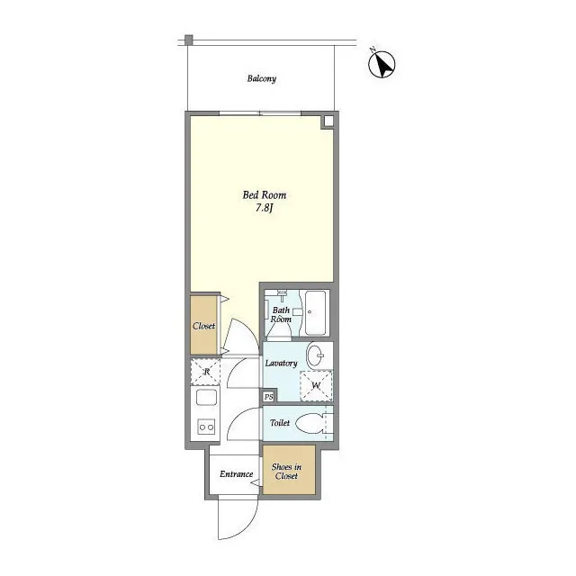 BluRock Monzen-Nakacho - Floor Plan - ["Rectangle", "Parallel", "Font"]
