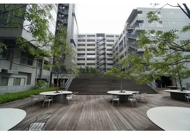 Shinonome Canal Court CODAN Building 18 - Exterior - ["Architecture", "Neighbourhood", "Condominium"]
