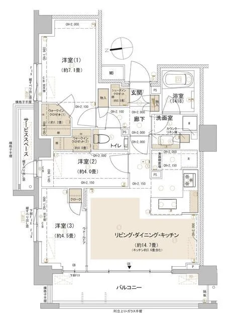 Park Homes Higashinakano - Floor Plan - ["Schematic", "Map", "Rectangle"]