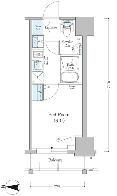 Urbanex Minamishinagawa - Floor Plan - ["Rectangle", "Schematic", "Slope"]
